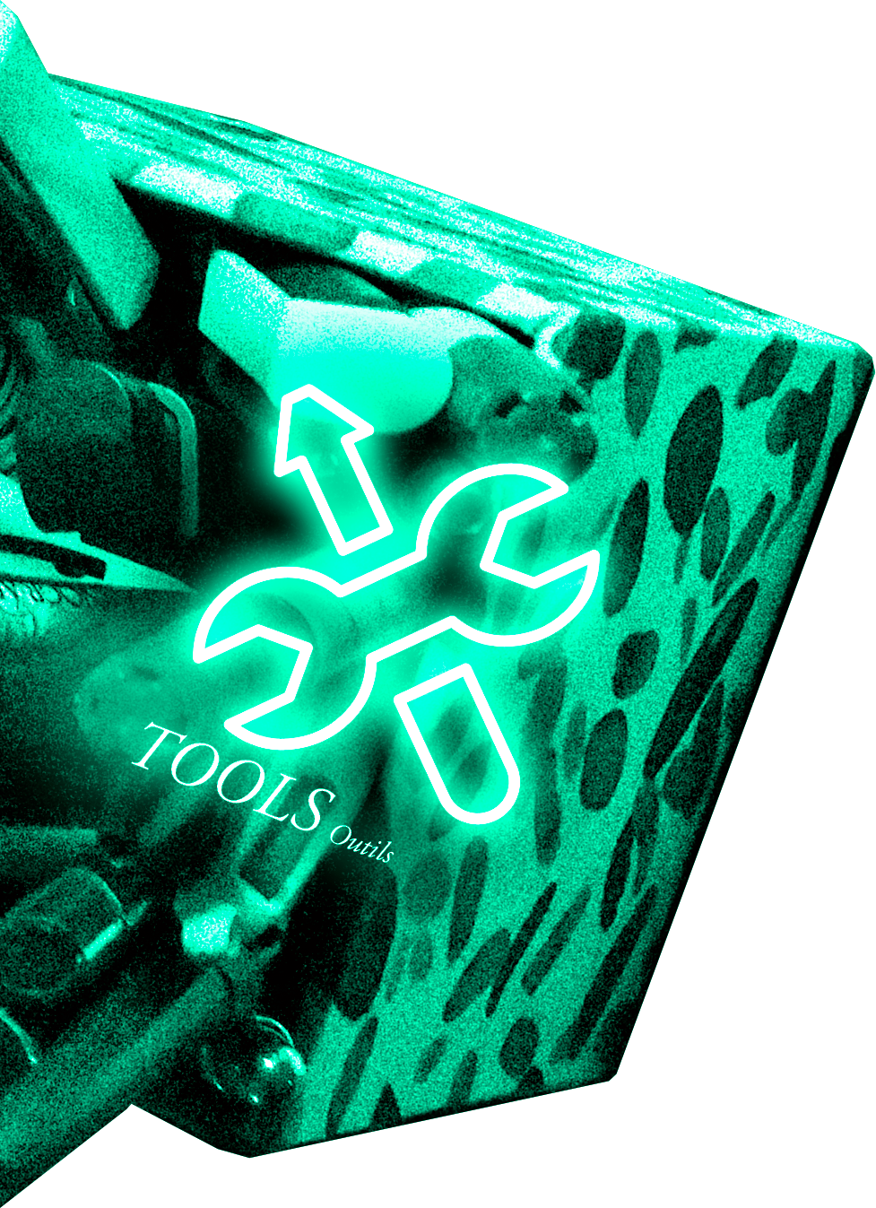 Pot à stylos au survol